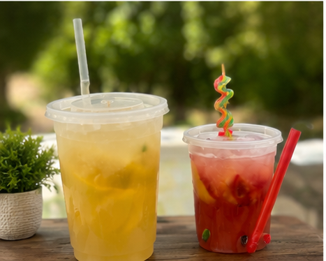 Duval and Lovely Day gourmet lemonade bottles