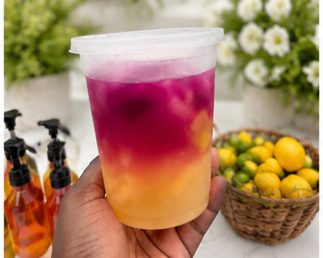 Pineapple dragon fruit gourmet lemonade